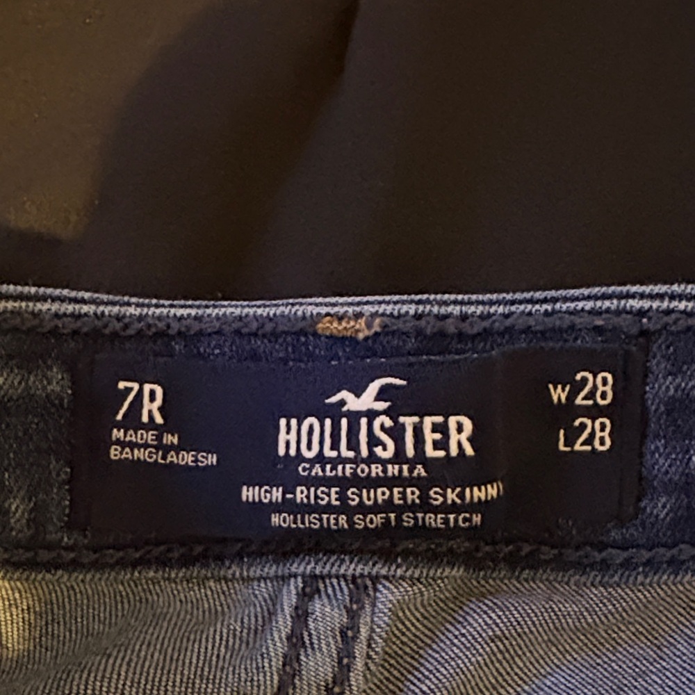 Hollister High-Rise Super Skinny Jeans - Blue